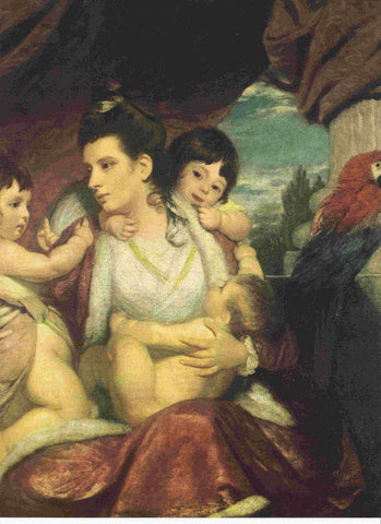 LAMINA 6715: Joshua Reynolds Lady Cockburn y sus hijos