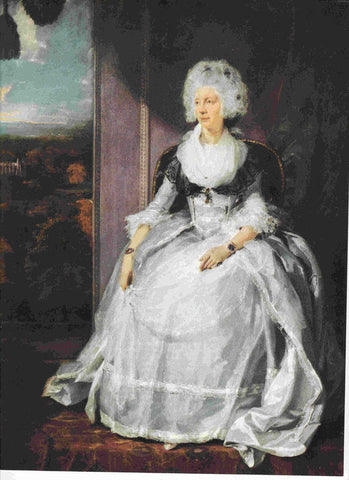 LAMINA 6716: Thomas Lawrence La reina Carlota