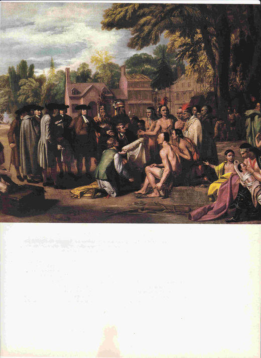 LAMINA 6717: Benjamin West El tratado de Penn con los indios