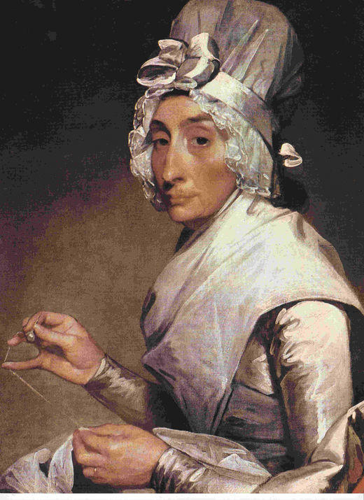 LAMINA 6718: Gilbert Stuart Retrato de la señora Yates
