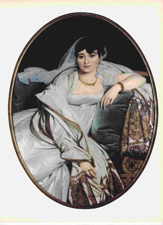 LAMINA 6721: Jean-Auguste-Dominique Ingres Madame Riviere