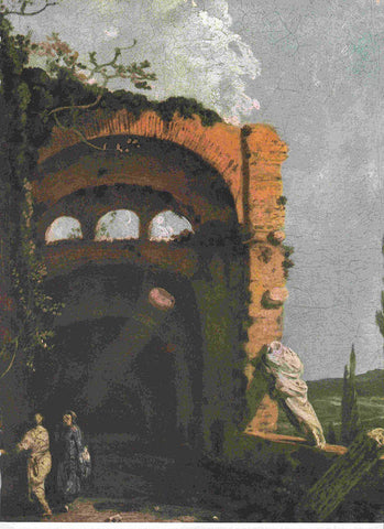 LAMINA 6723: Richard Wilson La casa de Mecenas en Tivoli