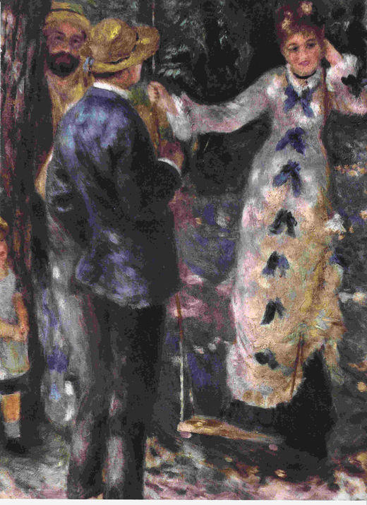 LAMINA 6728: Pierre-Auguste Renoir El columpio
