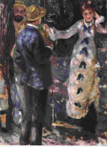LAMINA 6728: Pierre-Auguste Renoir El columpio