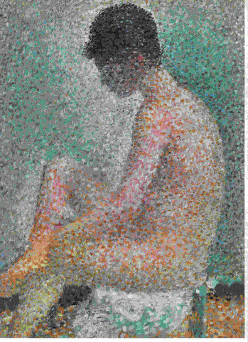 LAMINA 6735: Georges Seurat La modelo