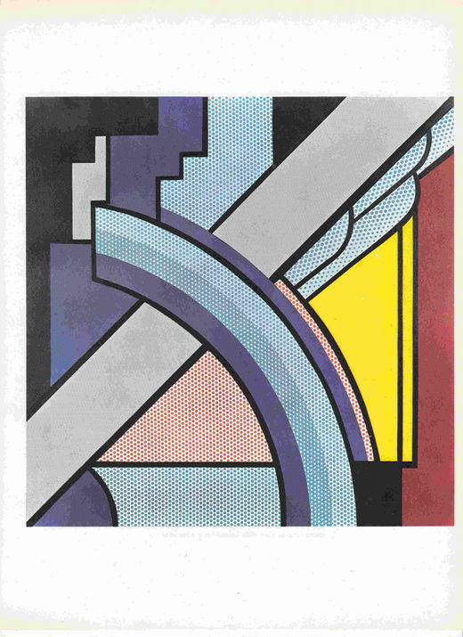 LAMINA 6764: Roy Lichtenstein Pintura moderna