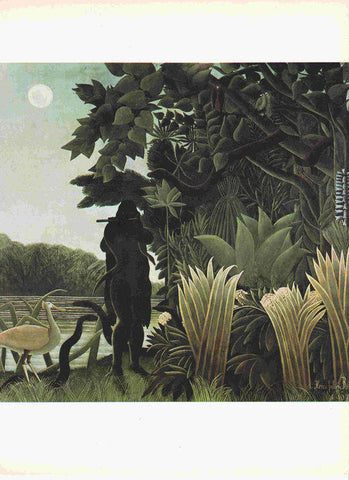 LAMINA 6774: Douanier Rousseau Encantadora de serpientes