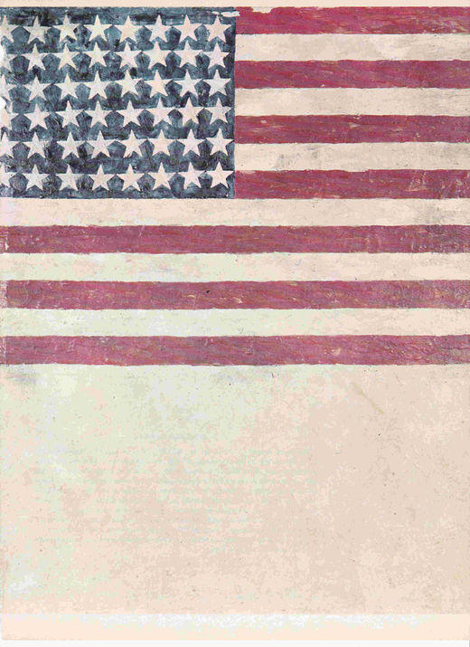 LAMINA 6787: Jasper Johns Bandera