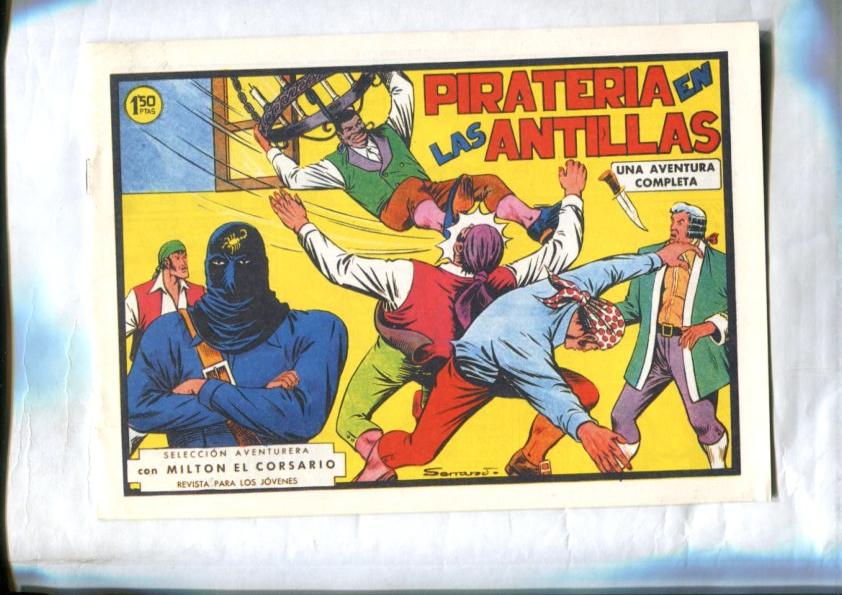 Facsimil: Milton el Corsario numero 108: Pirateria en las antillas