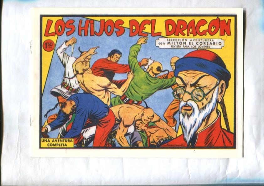Facsimil: Milton el Corsario numero 111: Los hijos del dragon