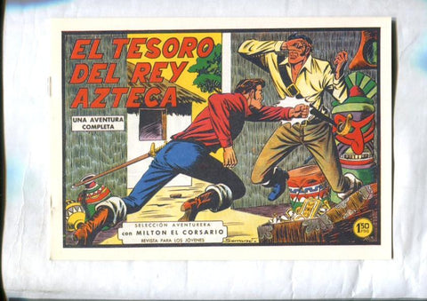 Facsimil: Milton el Corsario numero 112: El tesoro del rey azteca