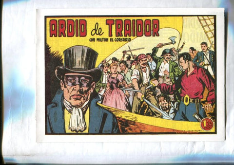 Facsimil: Milton el Corsario numero 022: Ardid de traidor