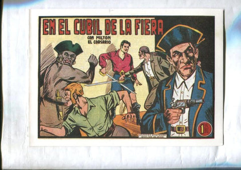 Facsimil: Milton el Corsario numero 023: En el cubil de la fiera