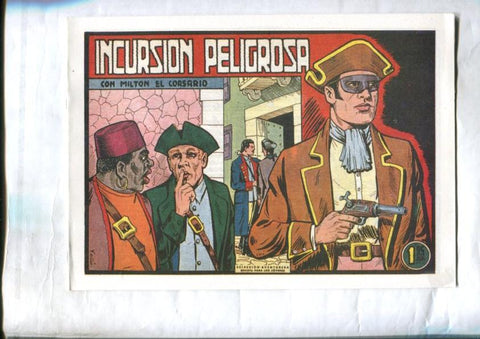 Facsimil: Milton el Corsario numero 024: Mision peligrosa