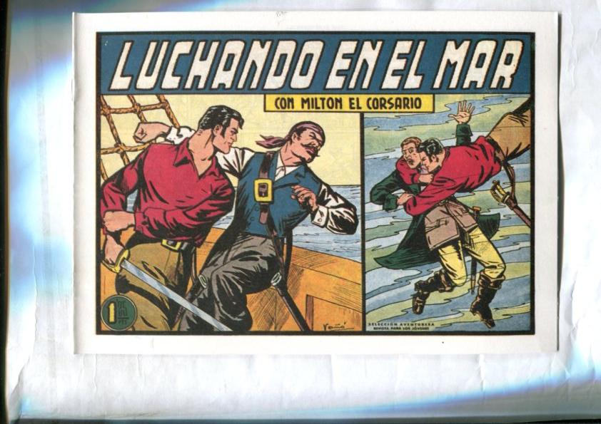 Facsimil: Milton el Corsario numero 025: Luchando en el mar