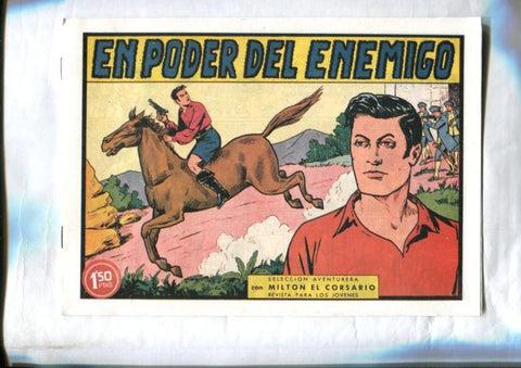 Facsimil: Milton el Corsario numero 029: En poder del enemigo