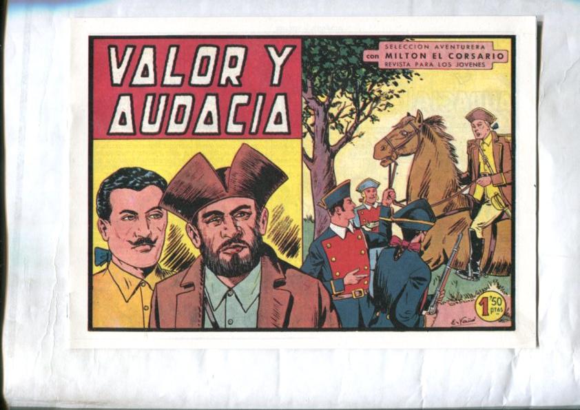 Facsimil: Milton el Corsario numero 032: Valor y audacia