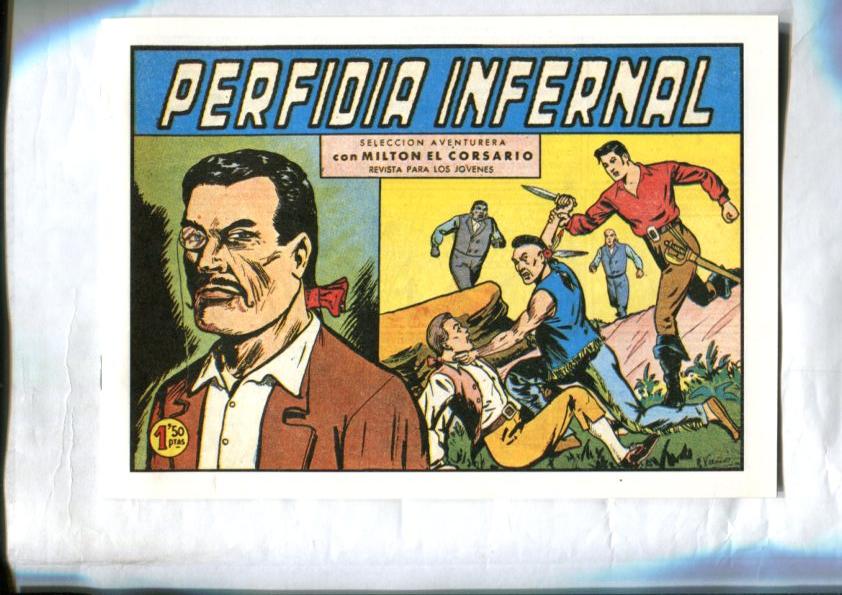 Facsimil: Milton el Corsario numero 053: Perfidia infernal