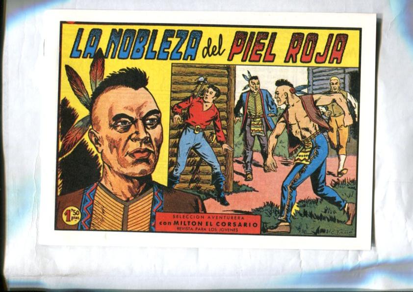Facsimil: Milton el Corsario numero 054: La nobleza del piel roja