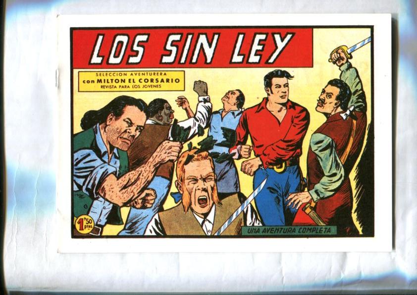 Facsimil: Milton el Corsario numero 062: Los sin ley