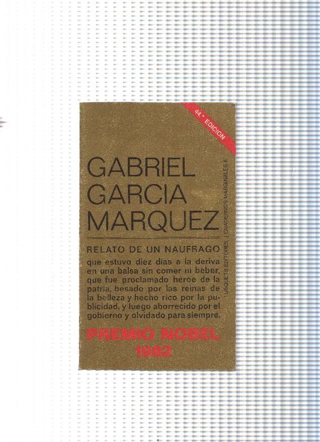Cuadernos Marginales num. 08: Relato de un naufrago