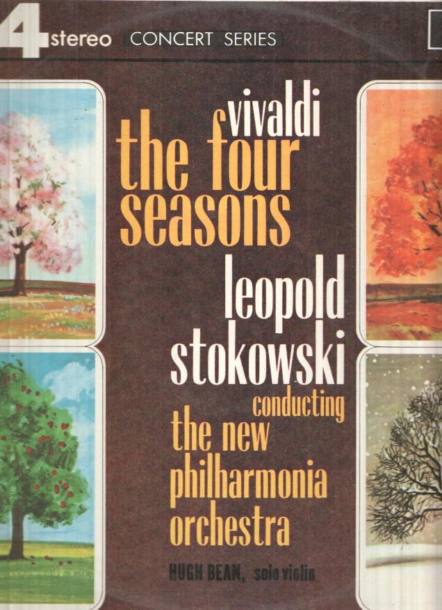 LP: Vivaldi: Las Cuatro Estaciones/ Nueva ORquesta Filarmonica7 Stokowsky, Hugh Bean solo de violin