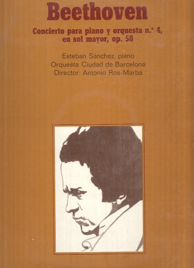 LP: Beethoven Concierto para piano y orquesta nº4 en sol mayor, op. 58