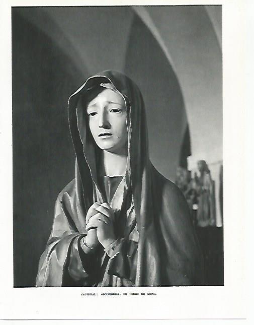 LAMINA 8897: Dolorosa de Pedro de Mena