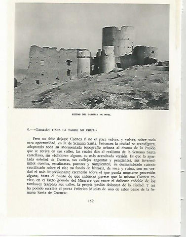 LAMINA 8909: Castillo de Moya Cuenca