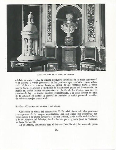 LAMINA 8955: Salita del cafe en la Casita del Principe de El Escorial