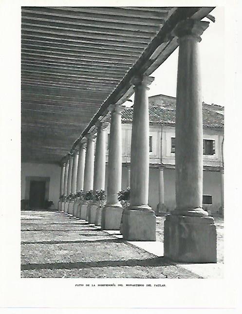 LAMINA 8963: Patio de la Hospederia del Monasterio del Paular