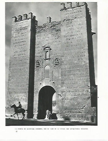 LAMINA 9022: Puerta de Alcantara en Toledo