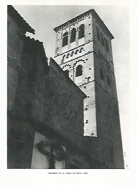 LAMINA 9034: Torre de Santo Tome en Toledo