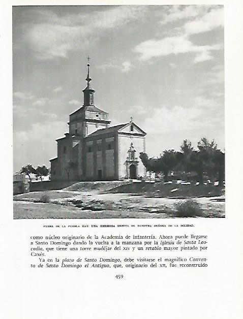 LAMINA 9051: Ermita de Nuestra Señora de la Soledad en Puebla de Montalban Toledo