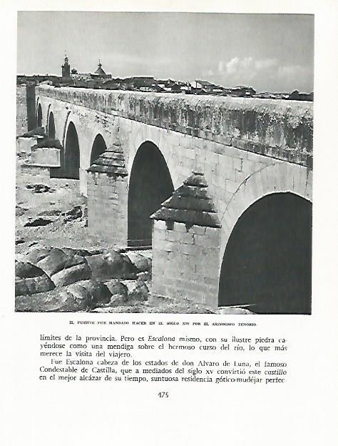 LAMINA 9058: Puente del Arzobispo Tenorio