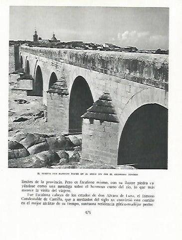 LAMINA 9058: Puente del Arzobispo Tenorio