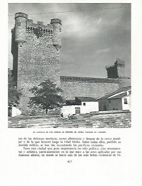 LAMINA 9059: Castillo de los Condes de Oropesa