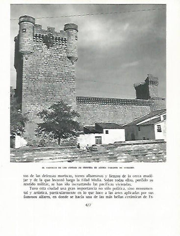 LAMINA 9059: Castillo de los Condes de Oropesa