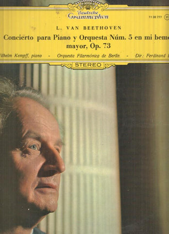 LP: L. Van Beethoven, Concierto para PIano y Orquestanº 5 en mi bemol mayor, Op. 73