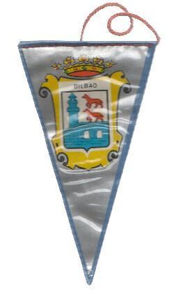 Banderin: Escudos de Provincias: BILBAO (12cm)