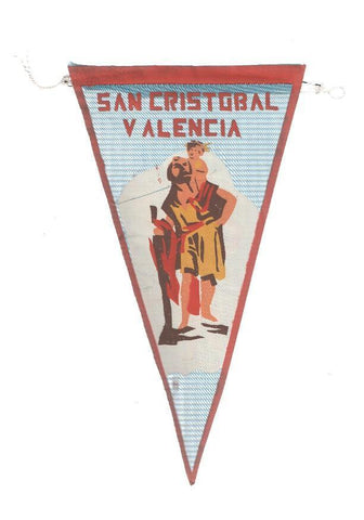 BANDERIN: VALENCIA - Imagen de San Cristobal