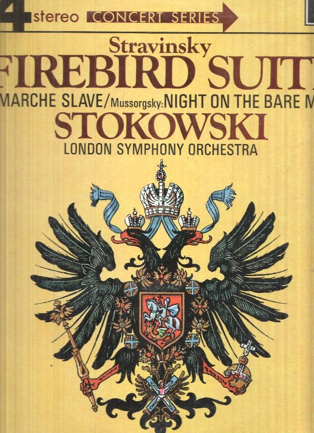 LP: Stravinsky - Firebirds Suite - Stokowsky. Concert Series