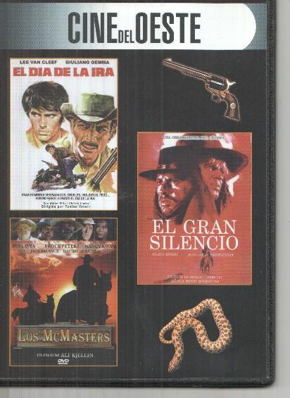 DVD: Cine del oeste: El dia de la ira, El gran silencio, Los McMasters