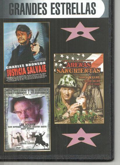 DVD: Grandes Estrellas: Justicia Salvaje, Arenas sangrientas, Tres forajidos y un pistolero