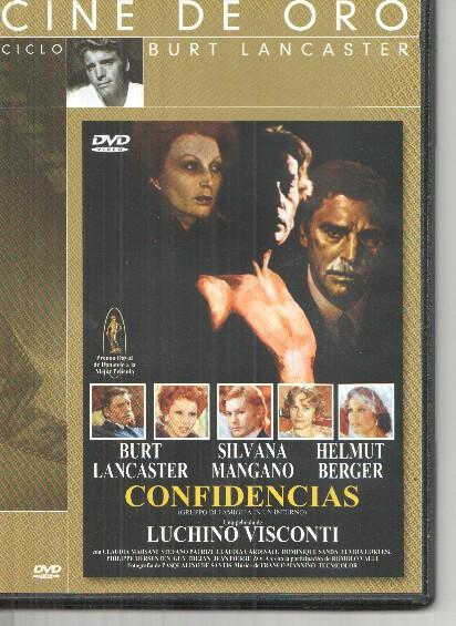 DVD: Cine de oro: Confidencias (Burt Lancaster, Silvana Mangano, Helmut Berger)