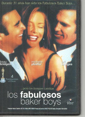DVD: Los fabulosos baker boys (Beau Bridges, Michelle Pfeiffer, Jeff Bridges)