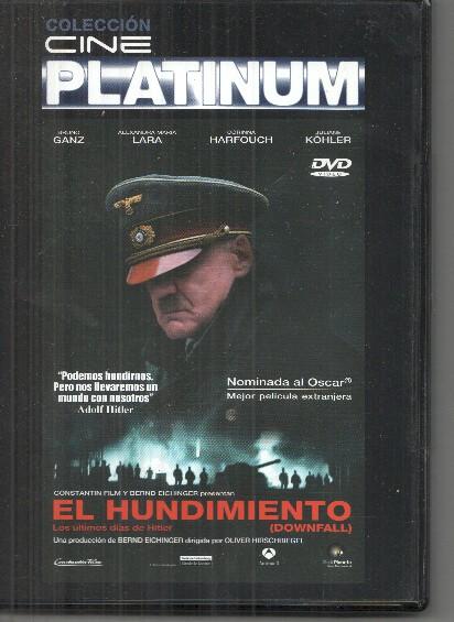 DVD: Cine Platinum: El hundimiento (Bruno Ganz, Alexandra Maria Lara)