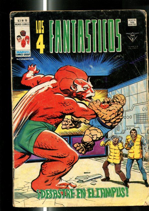 Vertice: Los 4 Fantasticos volumen 3 numero 19: (numerado 1 en trasera) 