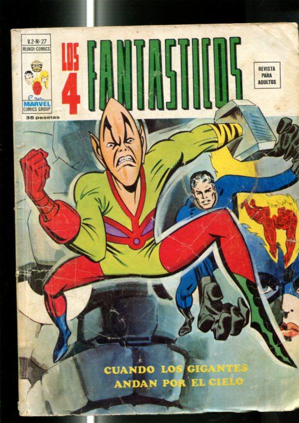 Vertice: Los 4 Fantasticos volumen 2 numero 27: Cuando los gigantes andan por el cielo