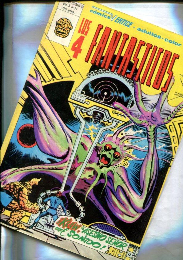 Vertice: Los 4 Fantasticos volumen 3 numero 31: (numerado 4 en trasera)